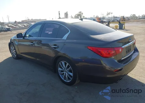 2015 Infiniti Q50 Hybrid Premium z USA, uszkodzony, nr VIN JN1AV7AP3FM790568